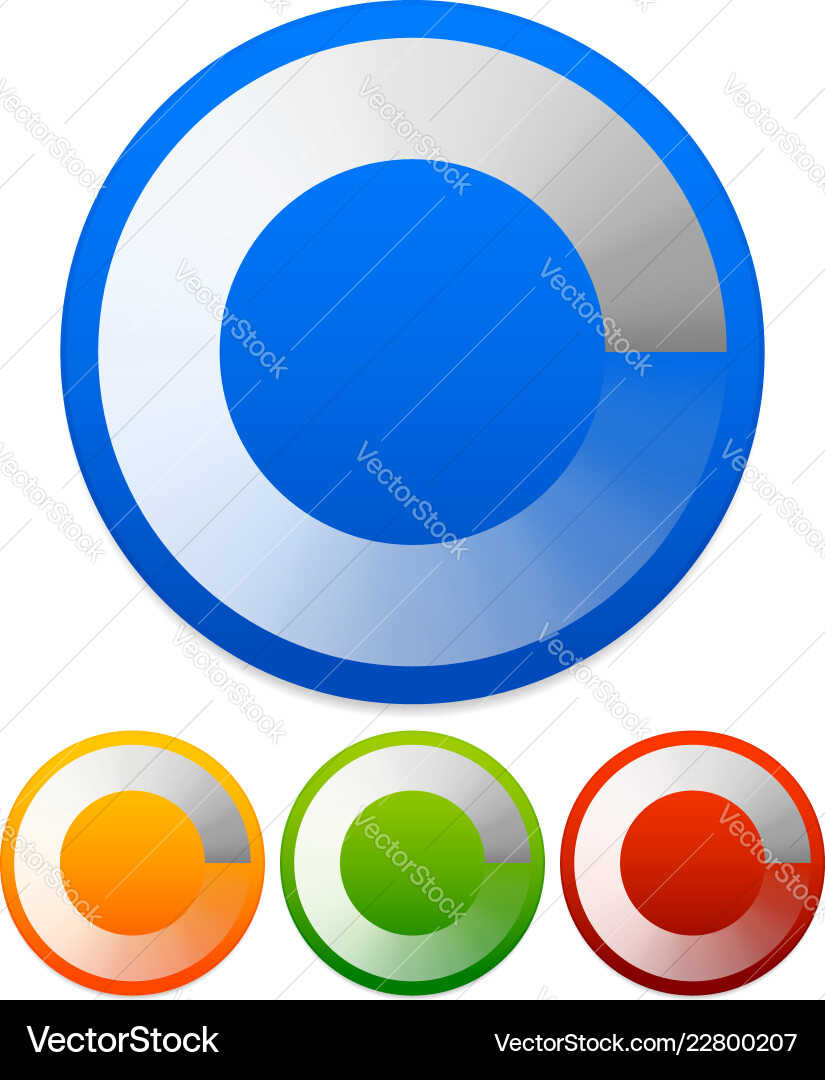 Circular preloader buffer symbol or general Vector Image
