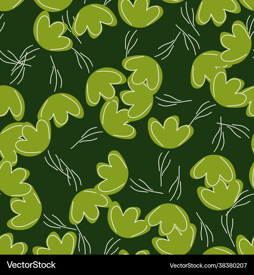 Decorative seamless pattern with contoured random Decorative seamless pattern with contoured random vector image