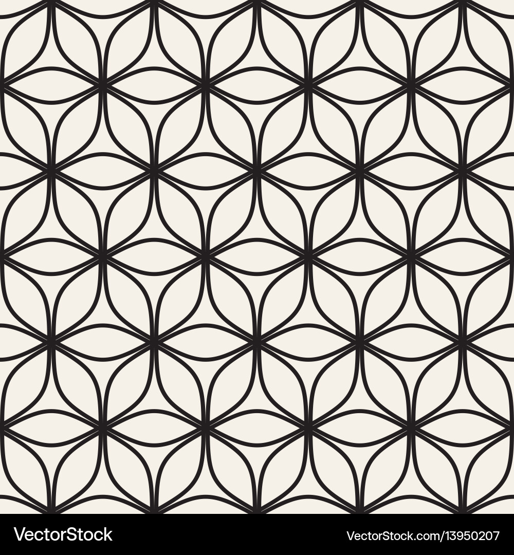 Geometric Lattice Pattern Vector Image