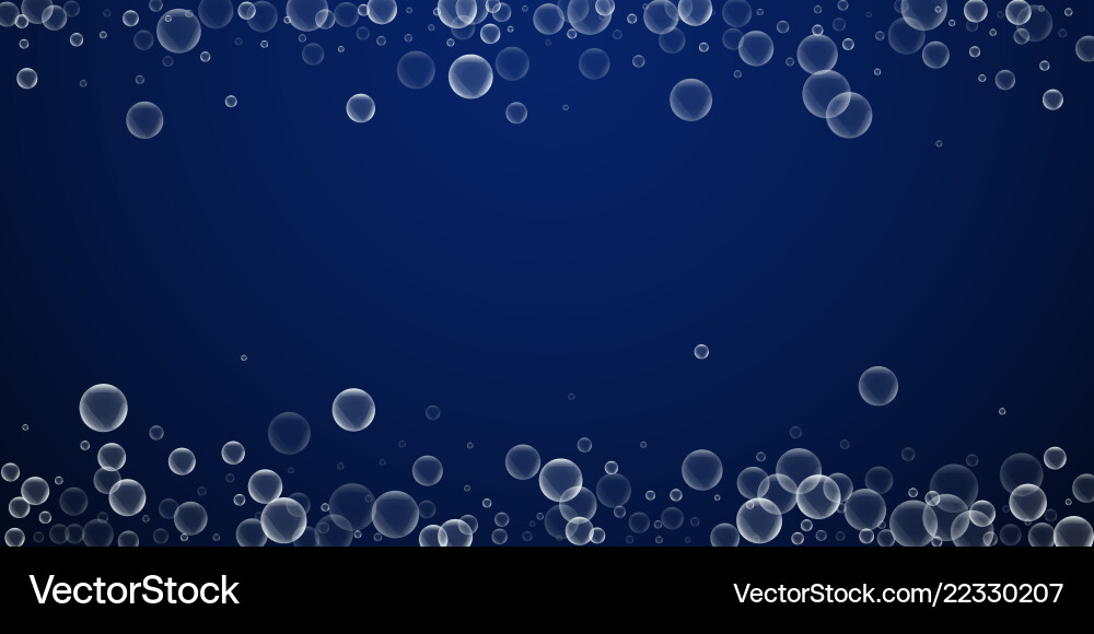 Random soap bubbles abstract background blowing b Random soap bubbles abstract background blowing b vector image