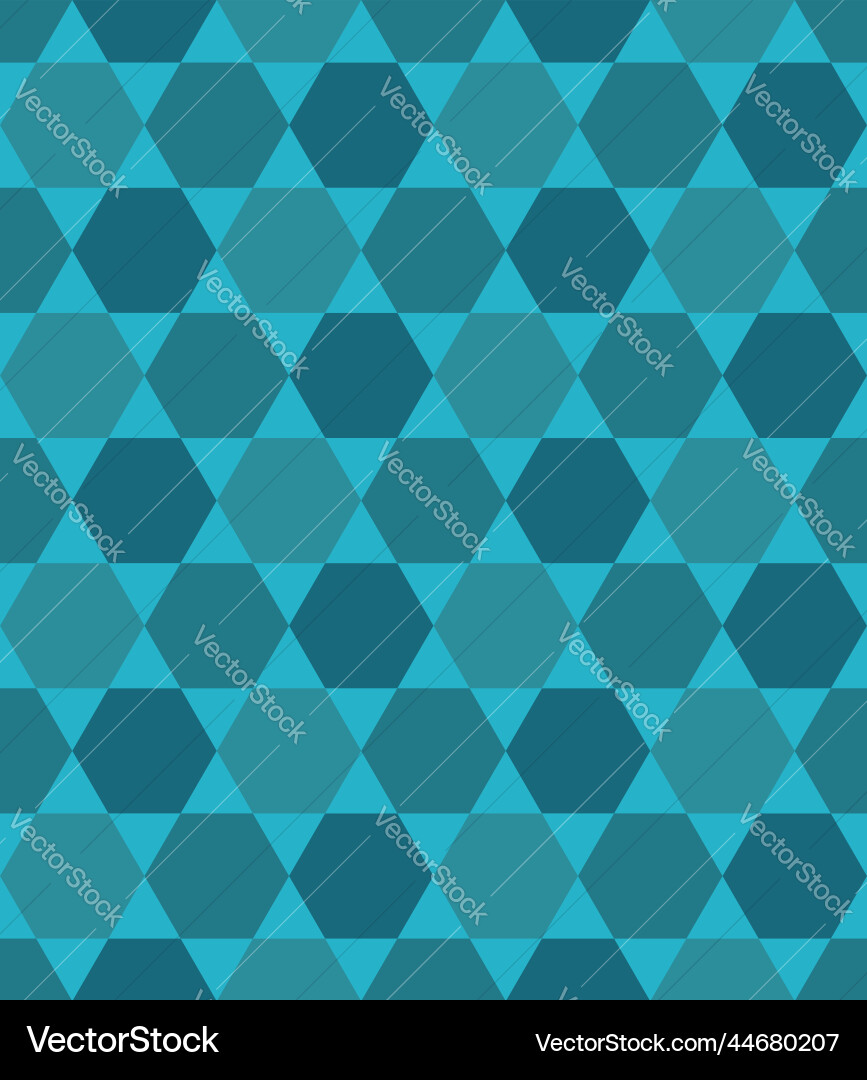 Seamless triangle hexagon shape background Seamless triangle hexagon shape background vector image