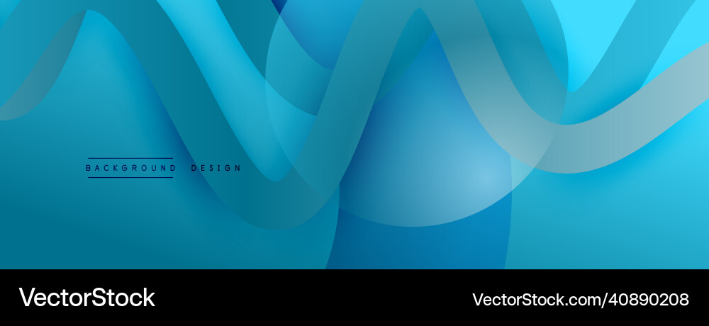 Abstract gradient background with wave line Vector Image