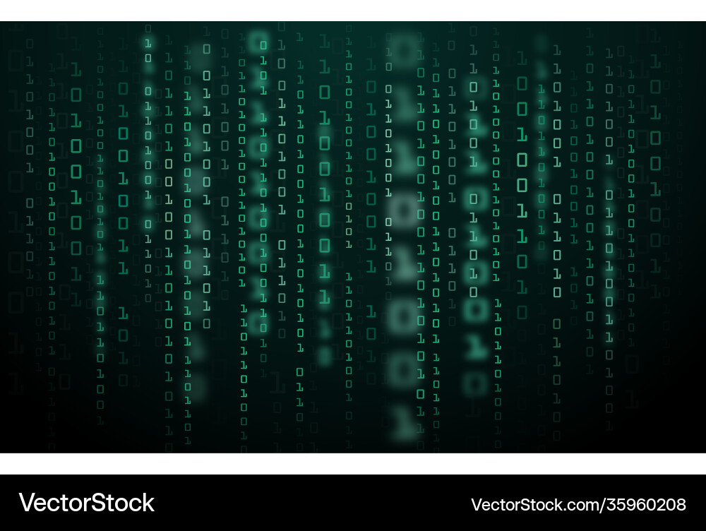Abstract technology background binary data Abstract technology background binary data Vector Image