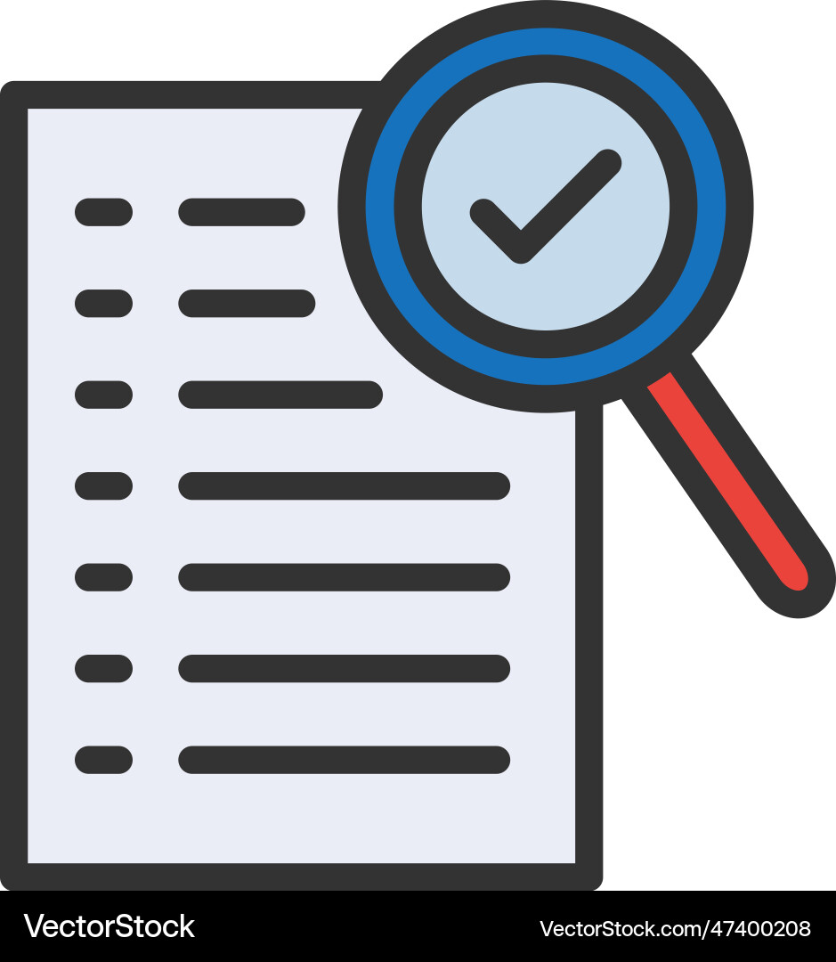 Checking icon image vector image