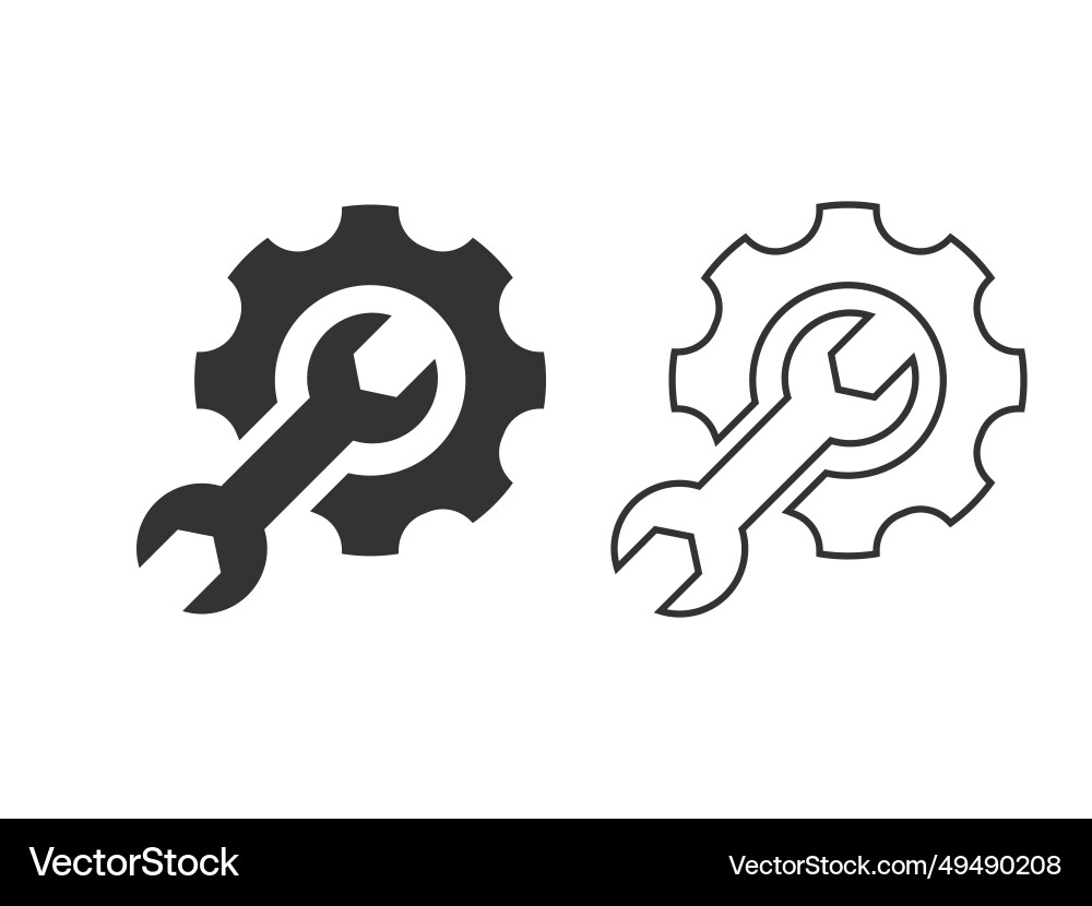 Customization service setting icon Customization service setting icon vector image