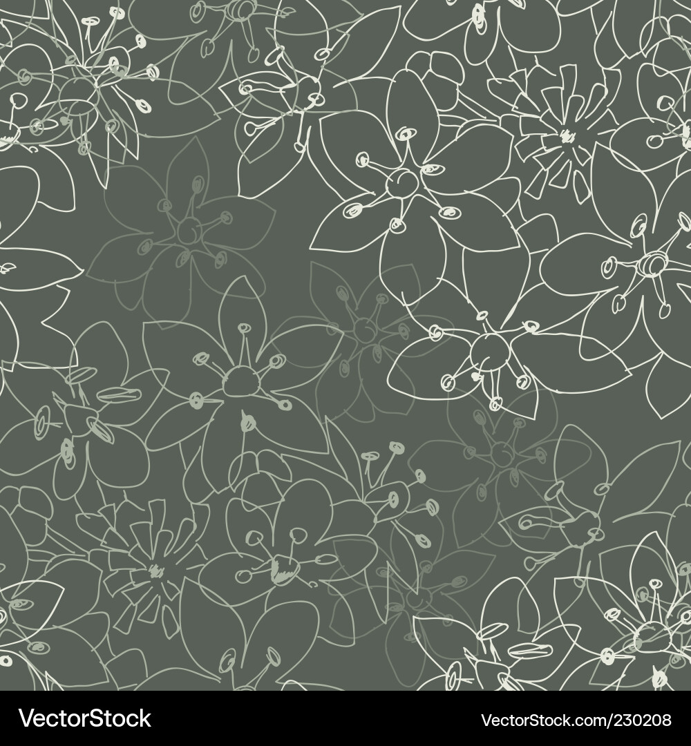 Elegant Floral Pattern vector image