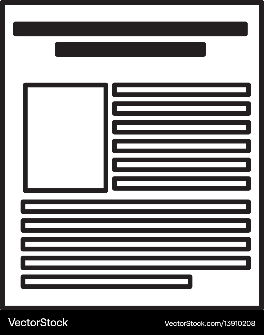 Paper document file icon vector image