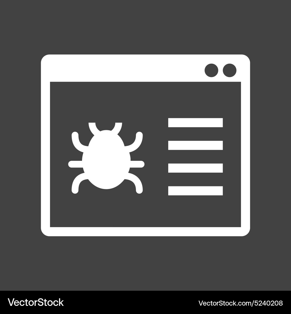 Web crawler vector image
