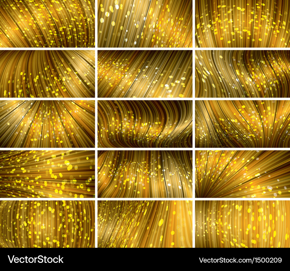 Abstract bokeh background set vector image