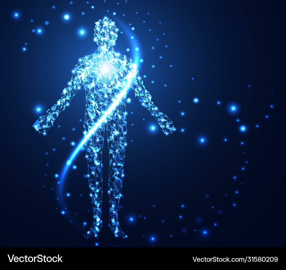 Abstract Digital Network Connection vector image