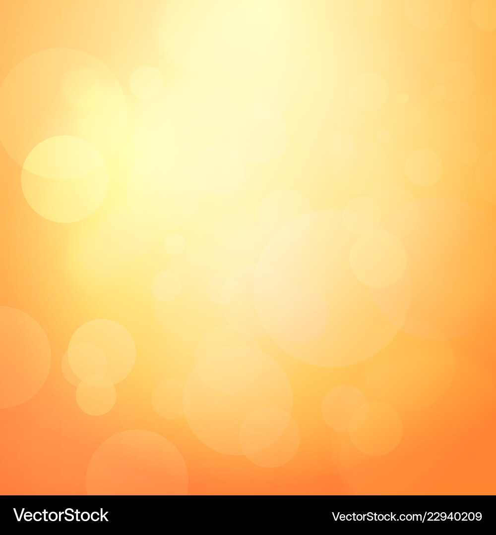 Abstract orange background with light bokeh Abstract orange background with light bokeh vector image