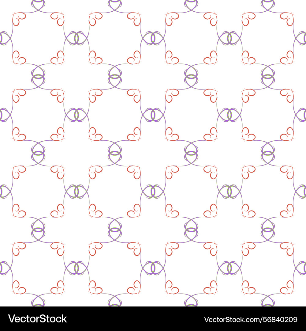 Abstract square with wave line seamless pattern Abstract square with wave line seamless pattern vector image
