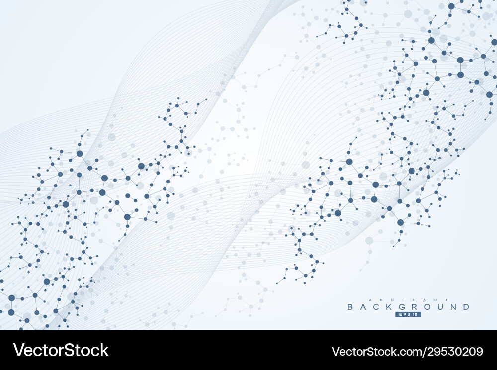 Big data visualization background modern Vector Image