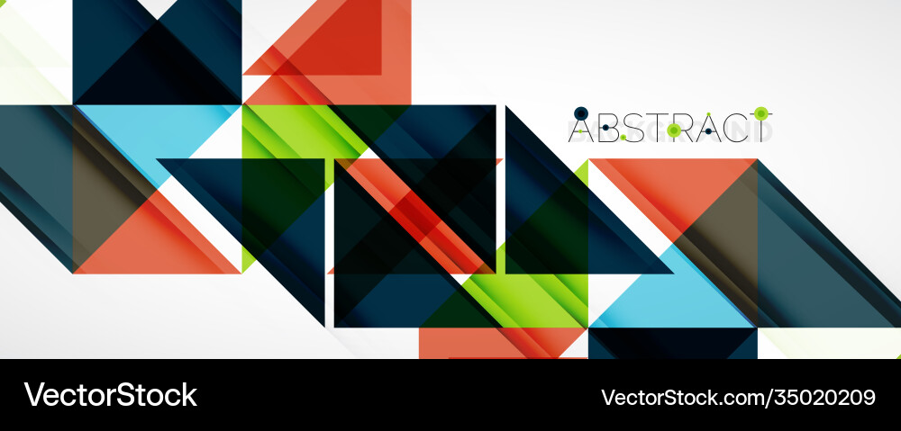 Geometric abstract background techno color Geometric abstract background techno color vector image