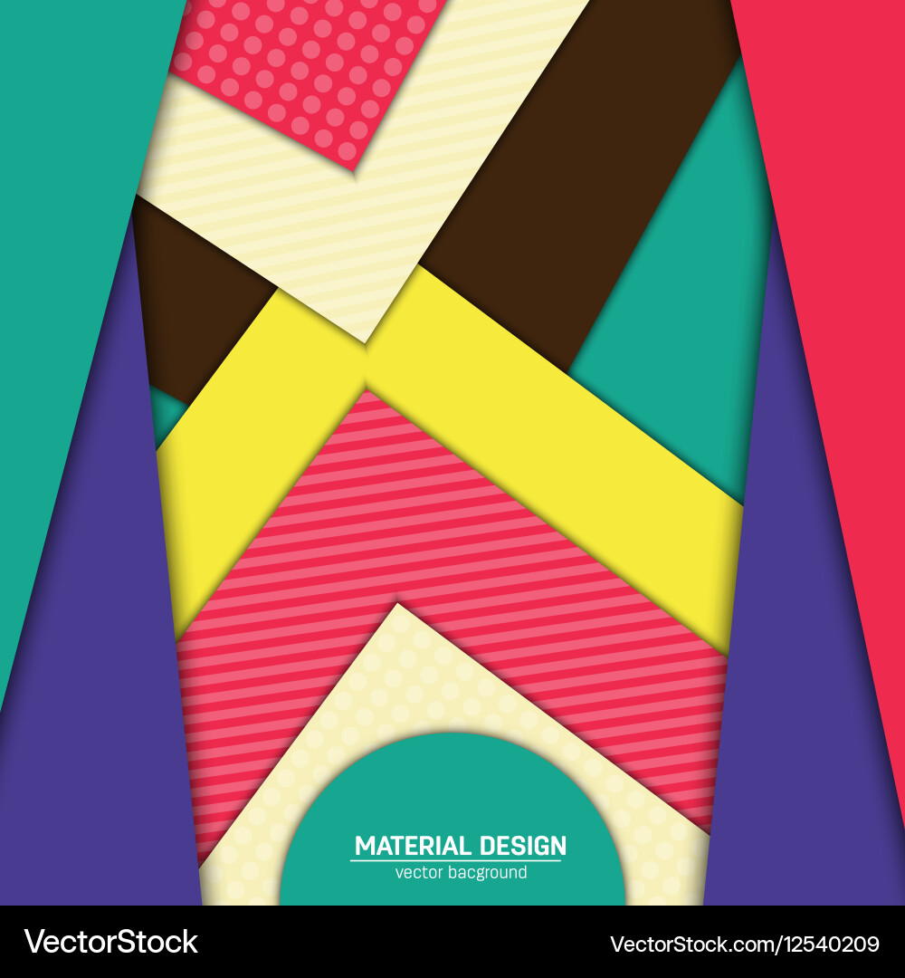 Material design background abstract vector image