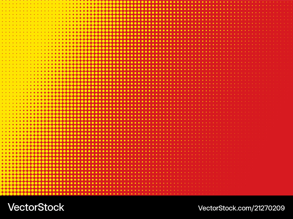 Red halftone circle background Royalty Free Vector Image