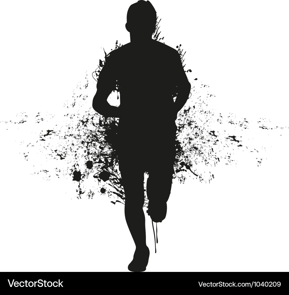 Running Splash Runner vector image