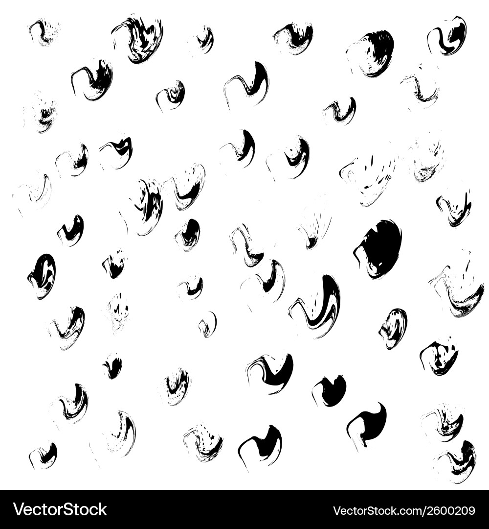 Set of various grunge design elements Vector Image