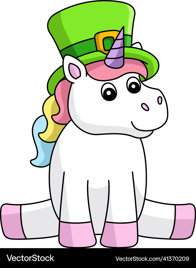St Patis Tag Einhorn Cartoon Clipart St Patis Tag Einhorn Cartoon Clipart vektorbild