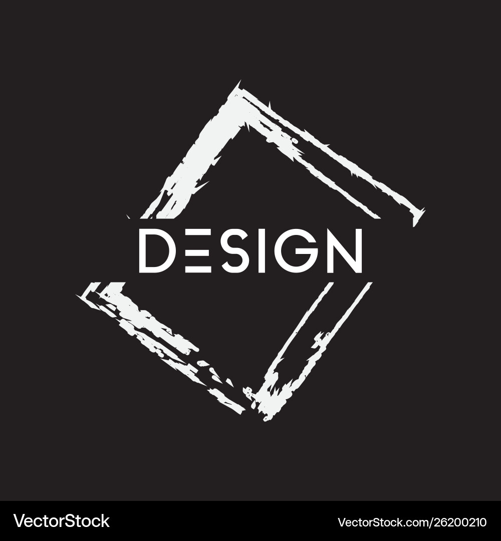 Abstract brush element graphic design template Abstract brush element graphic design template Vector Image