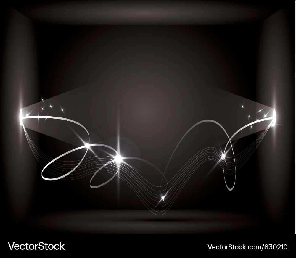 Energetic Flow Abstract Background vector image