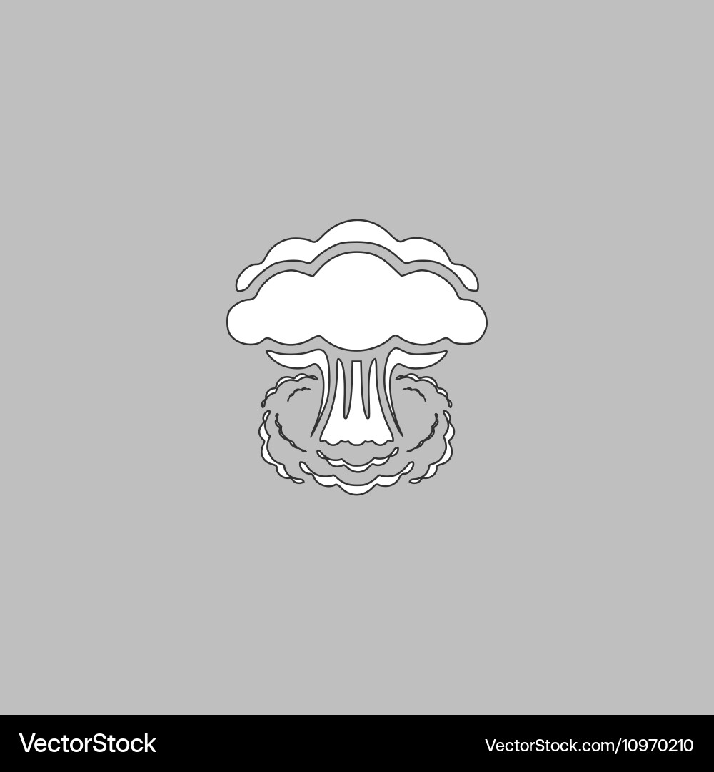 Explosion computer symbol vector image