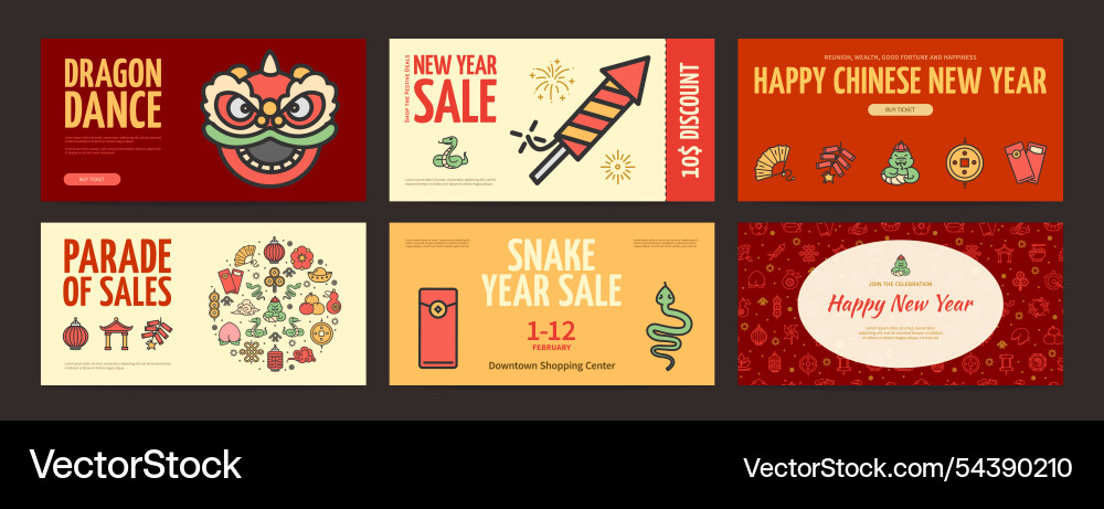Happy chinese new year of green wooden snake Happy chinese new year of green wooden snake vector image