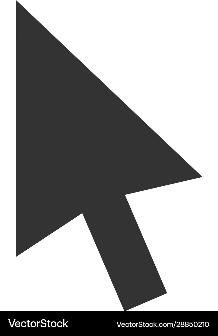 Pfeil Computer Maus Cursor-Symbol auf Zeiger Pfeil Computer Maus Cursor-Symbol auf Zeiger vektorbild