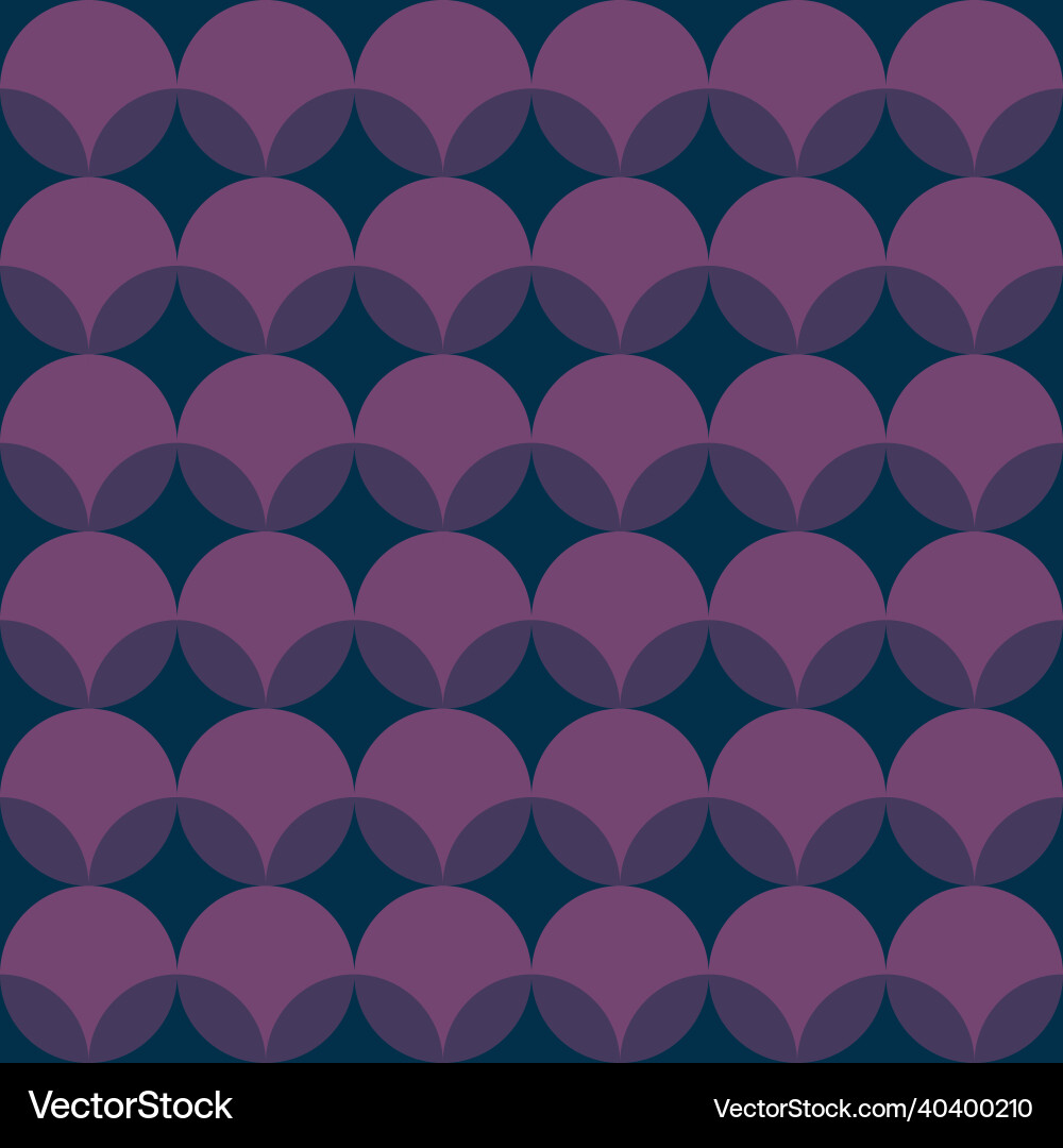 Purple geometric fan pattern print background Purple geometric fan pattern print background vector image
