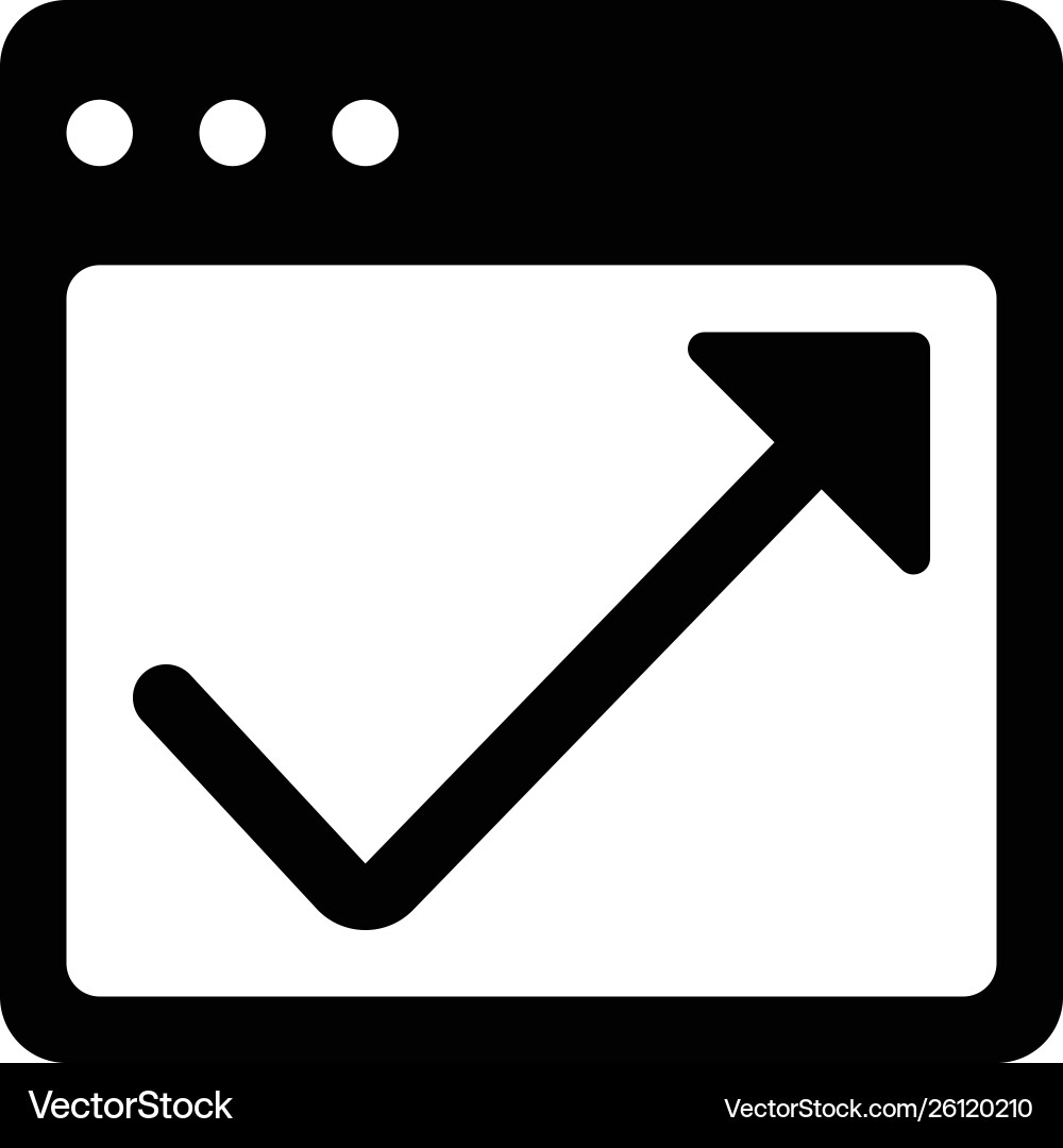 Web data analytics Vector Image