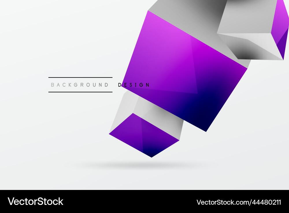 3d cubes abstract background composition 3d cubes abstract background composition vector image