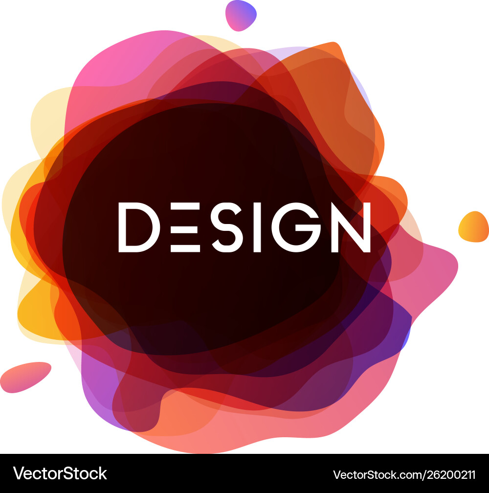 Abstract brush element graphic design template Vector Image