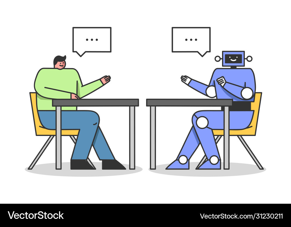 Artificial intelligence concept developer Artificial intelligence concept developer vector image