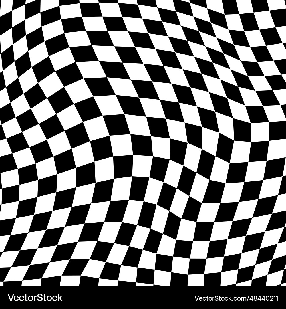 Groovy retro pattern background in psychedelic vector image