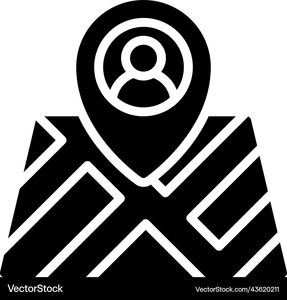 Location icon map and navigation Vector Image