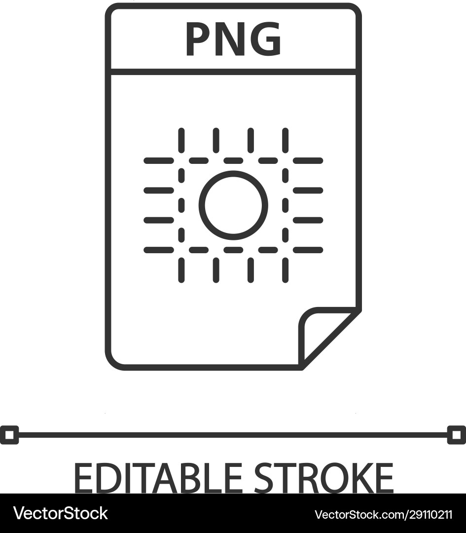 Png file linear icon image format raster Png file linear icon image format raster vector image