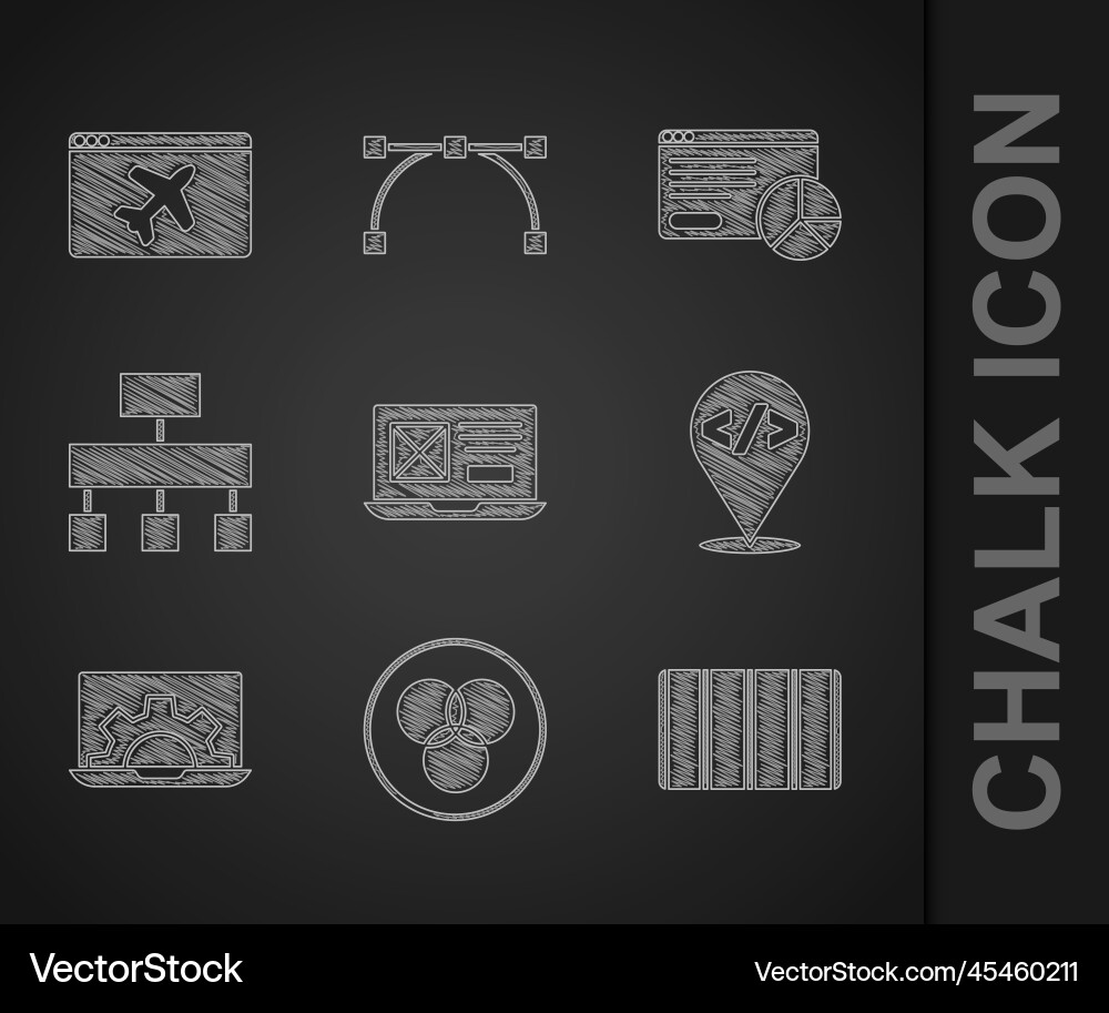 Set ui or ux design rgb and cmyk color mixing Vector Image