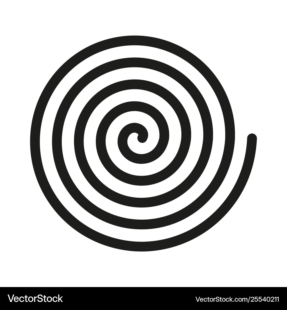Spiral icon helix and scroll gyre curl loop Spiral icon helix and scroll gyre curl loop Vector Image