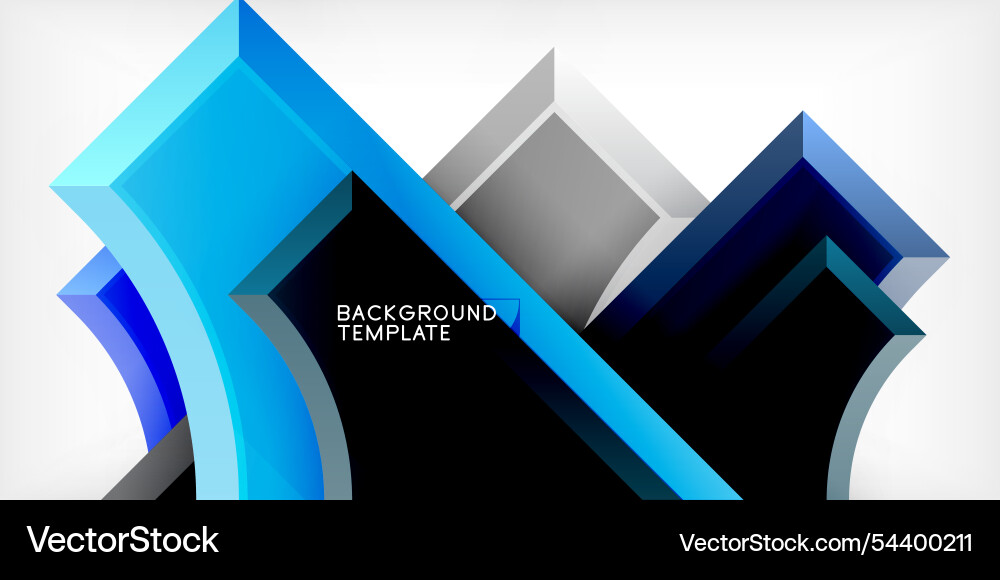 Square arrow shapes with round elements Square arrow shapes with round elements vector image
