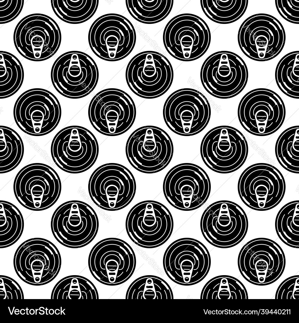 Top view tin can pattern seamless Top view tin can pattern seamless vector image