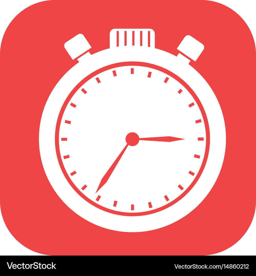 Chronometer device isolated icon vector image