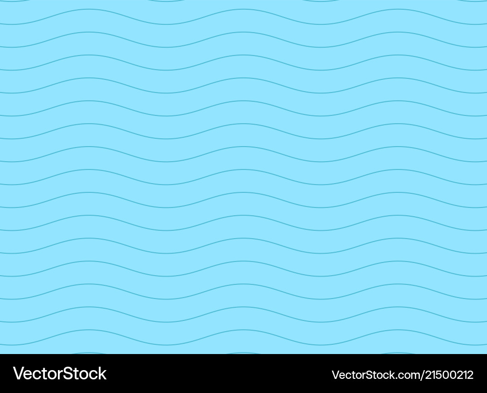 Subtle blue minimal wave pattern background vector image