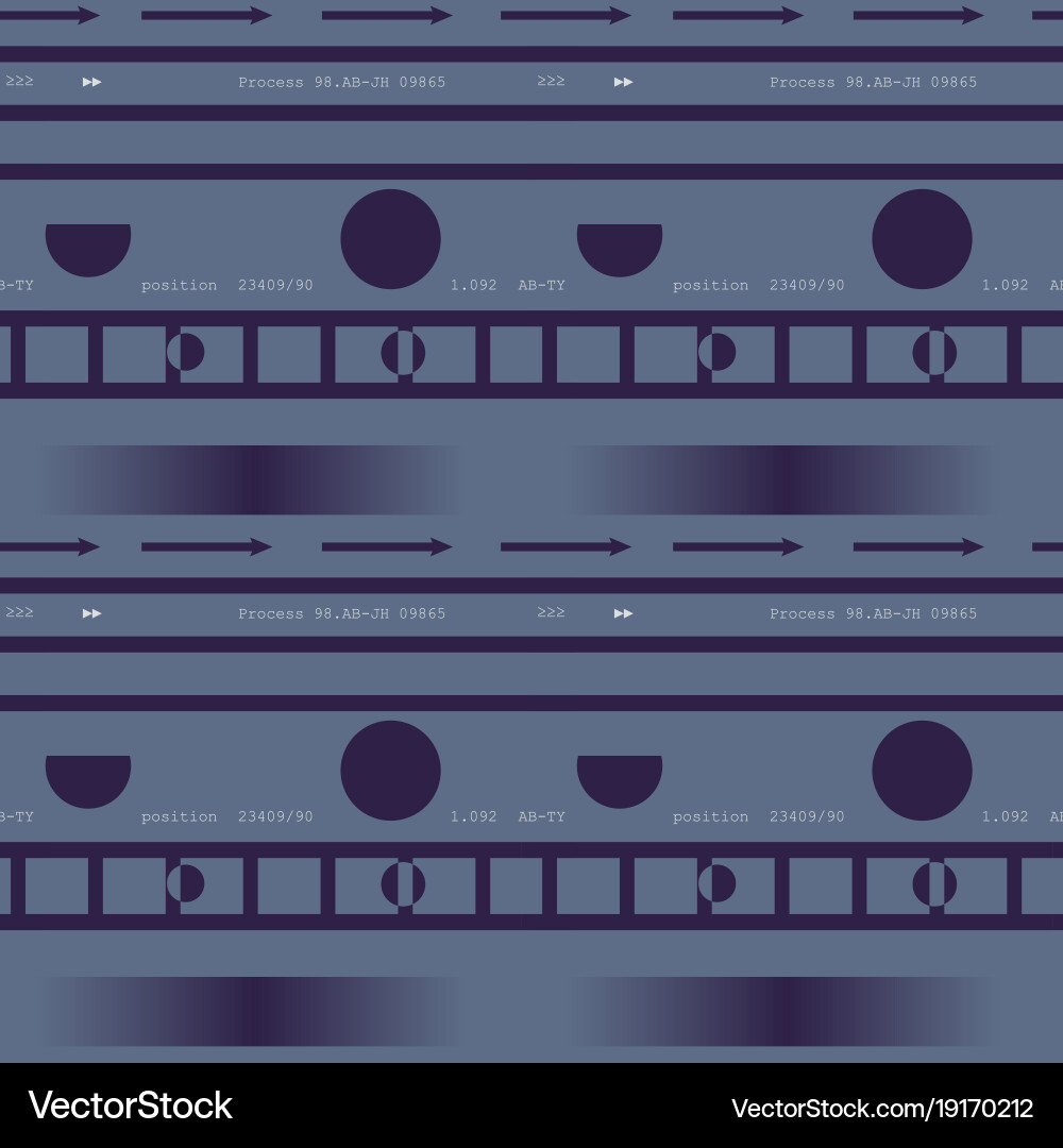 Technological seamless pattern vector image