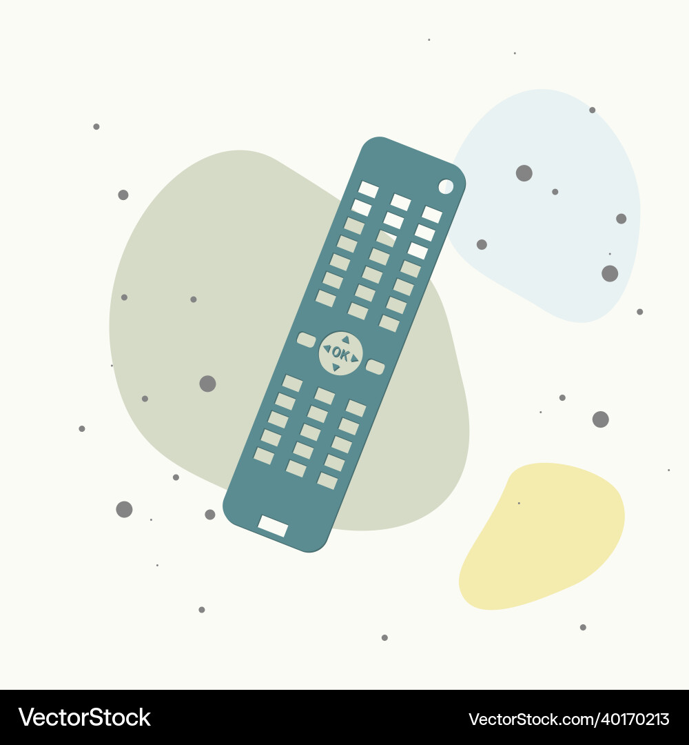 A remote control triggering device icon A remote control triggering device icon vector image
