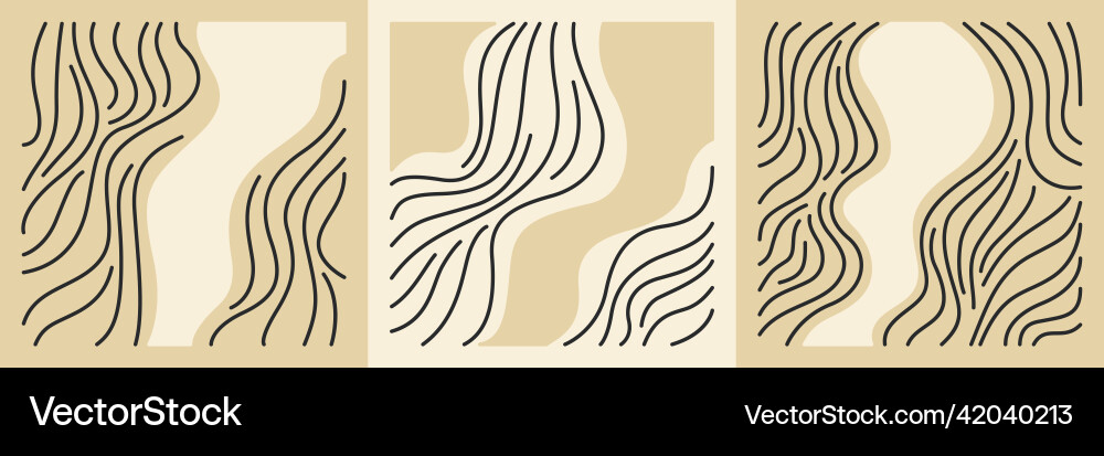 A set of modern backgrounds with abstract elements A set of modern backgrounds with abstract elements vector image