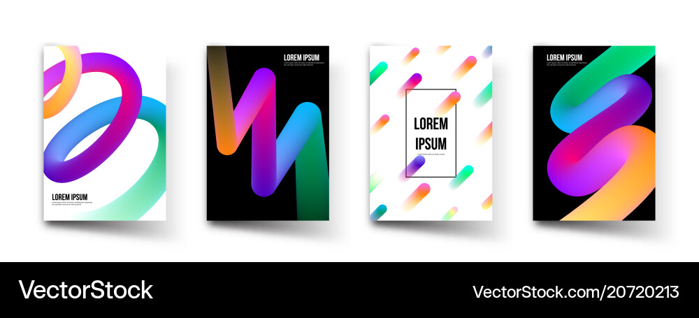 Abstract Fluid Color Gradient Background vector image