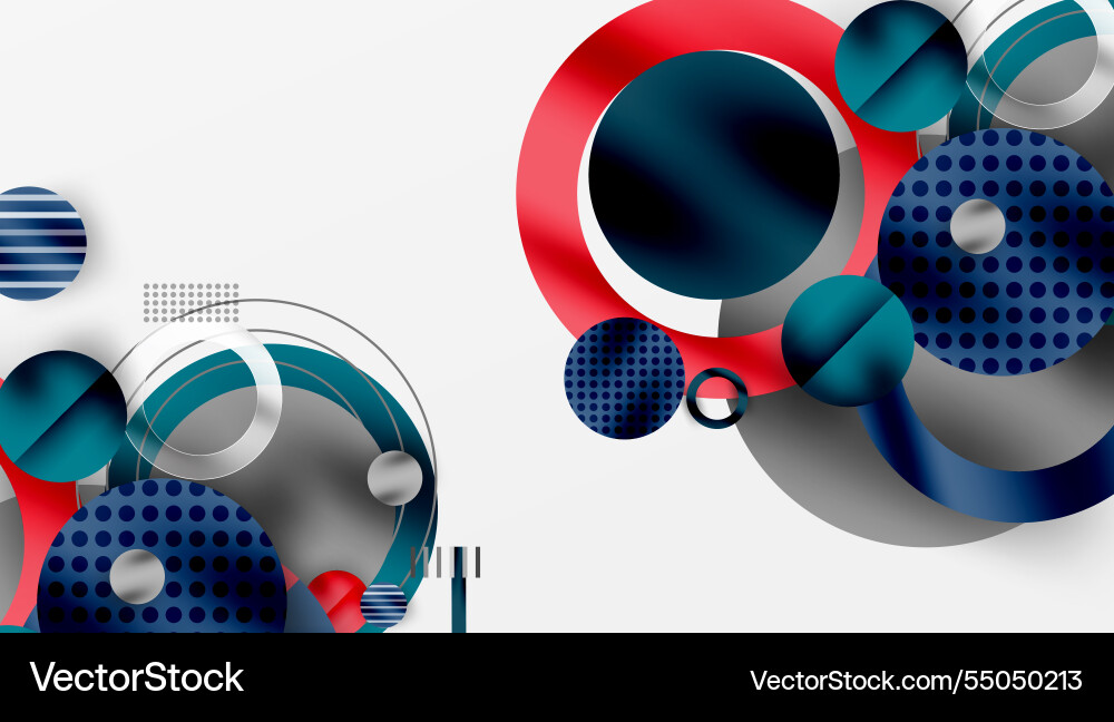 Abstract geometric background with overlapping Abstract geometric background with overlapping Vector Image