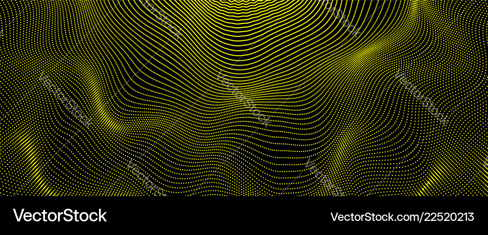 Array with dynamic particles futuristic Array with dynamic particles futuristic vector image