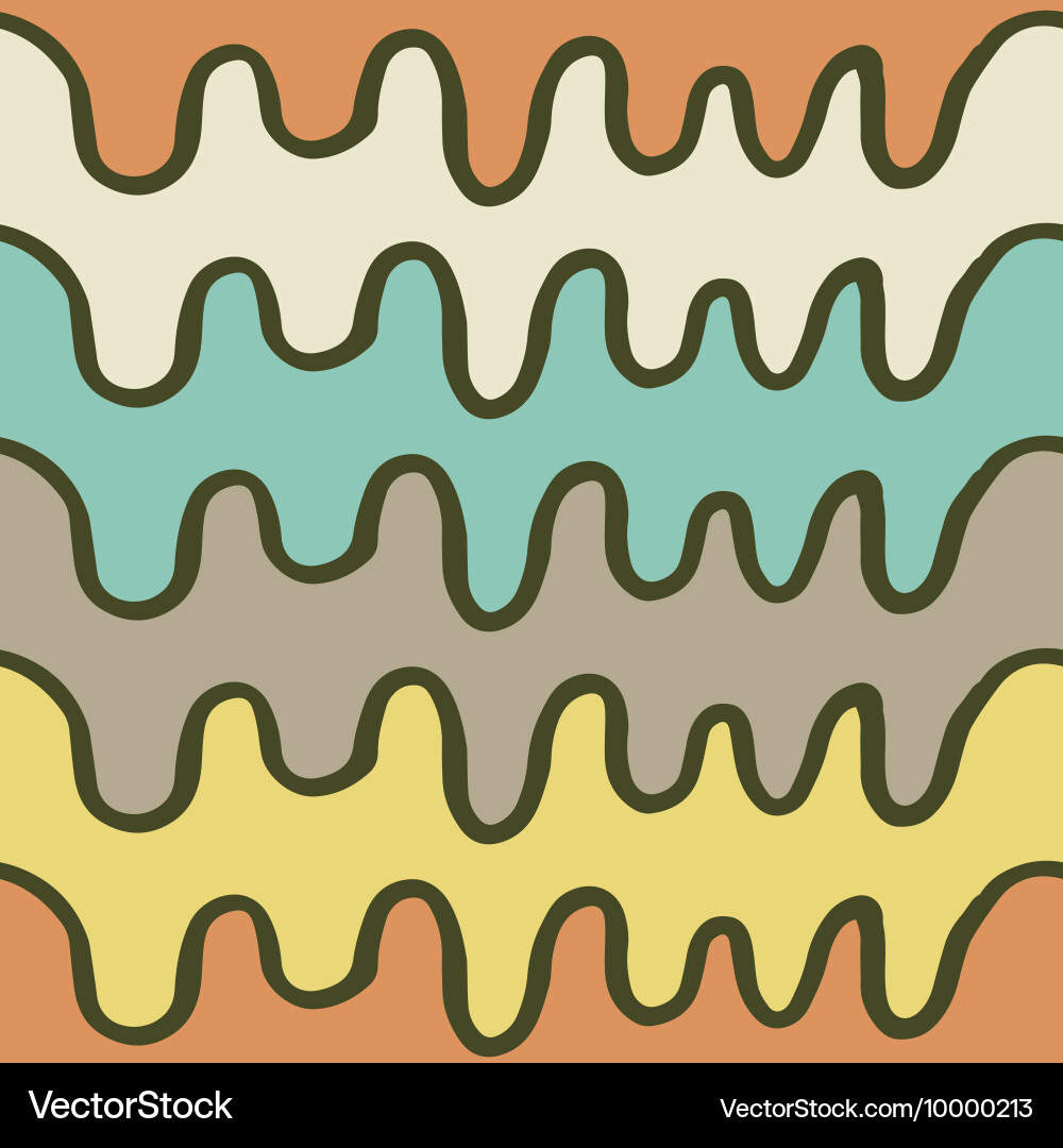 Hand drawn colorful abstract seamless patterns vector image