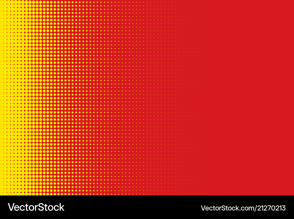Red halftone circle background Red halftone circle background vector image